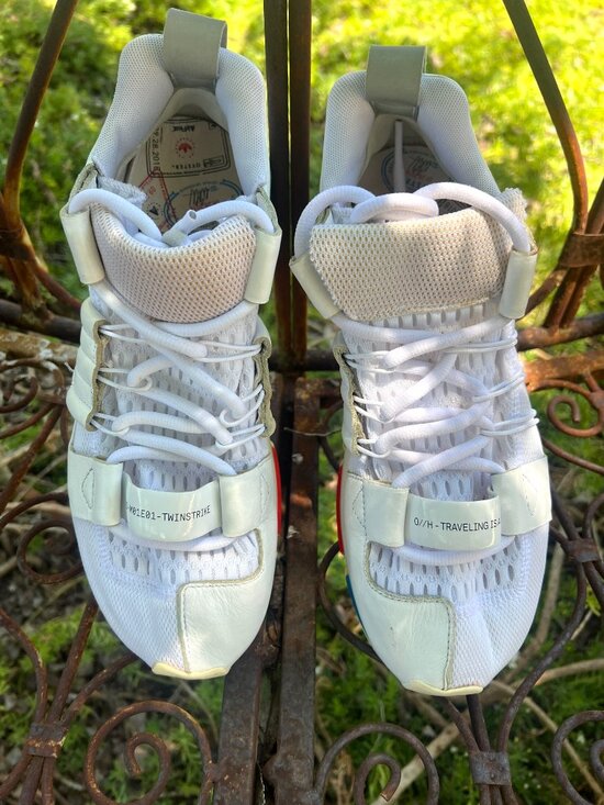 Adidas Oyster Holdings x Twinstrike ADV White Rainbow Sneakers Size 8 Men\'s main image 15